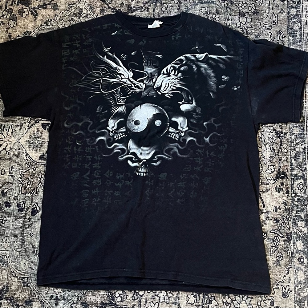 Vintage Y2K Yin Yang Tee